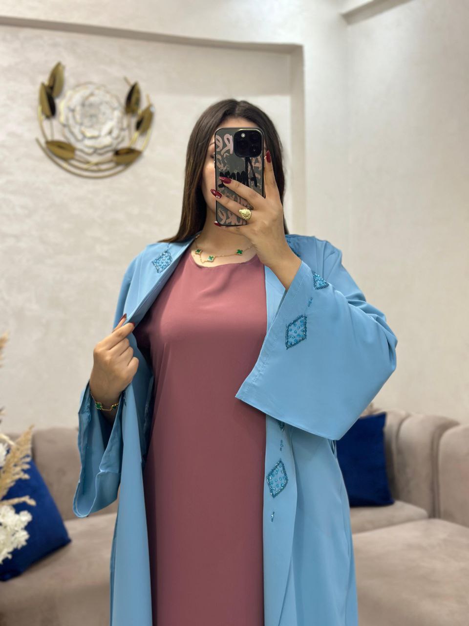 Abaya 2 Pièces Élégance Chic