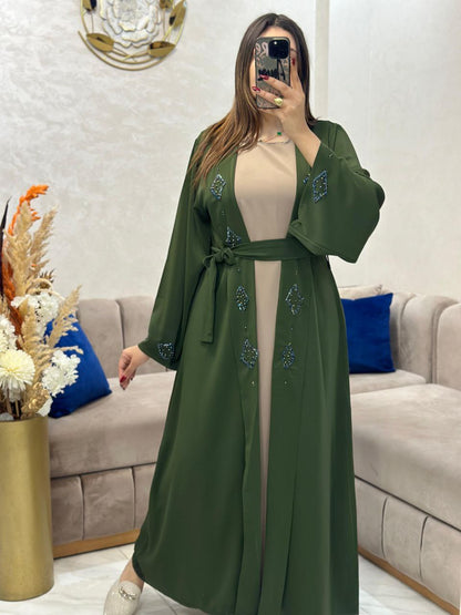 Abaya 2 Pièces Élégance Chic