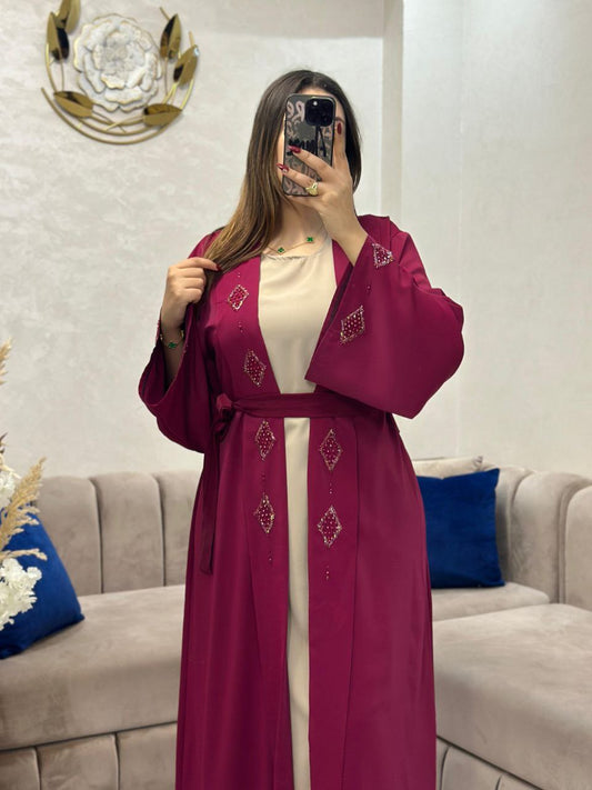 Abaya 2 Pièces Élégance Chic