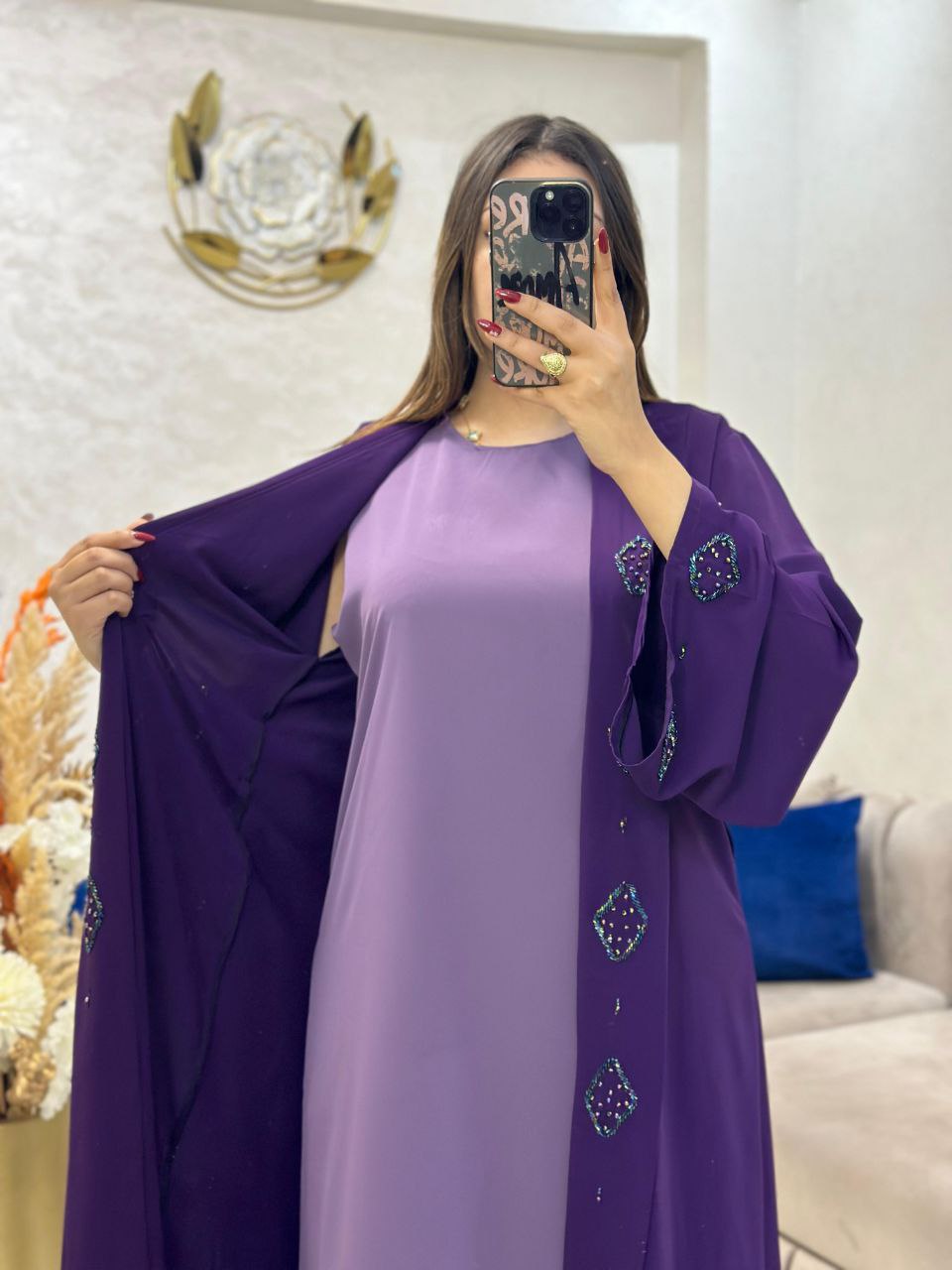 Abaya 2 Pièces Élégance Chic