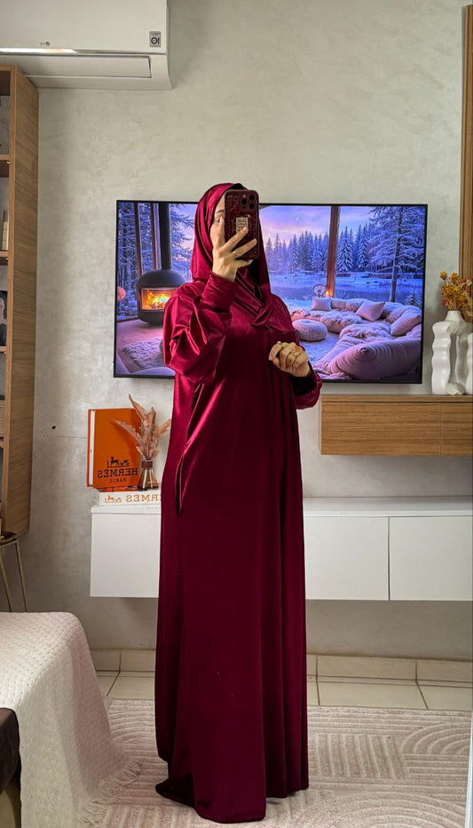 Abaya Velours Élégance