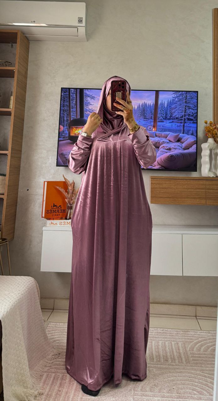 Abaya Velours Élégance
