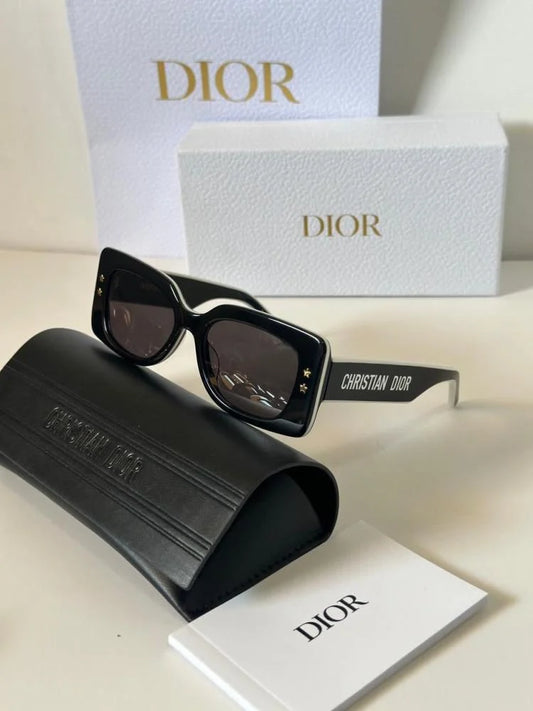 Lunettes de soleil style Christian Dior — Élégance audacieuse & finition premium